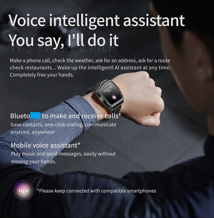 JM09 watch with earbuds ,Smartwatch with Earbuds ,TWS Smart Watch ,JM09 smart watch with earphone ，earphone smart watch ,smart watch earbuds 2 in 1 ,smartwatch with earbuds ,JM09 watch earphone ,JM09 smart watch